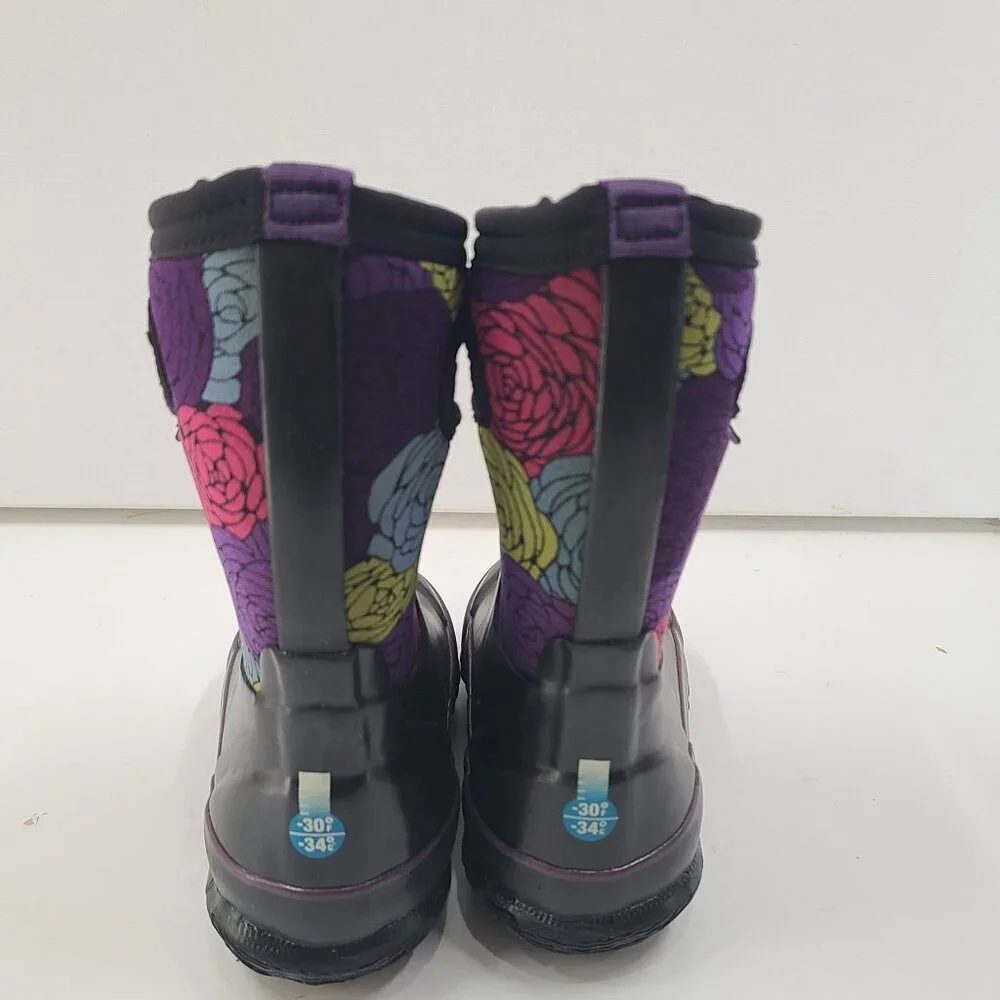 BOGS Unisex-Child Neo-Classic Pull On Rubber Mid Calf Lined Rain Boot Size 5